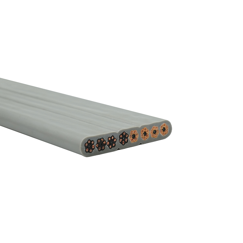 Kobberkerne PVC-isoleret PVC-kappe Elevator Flad Kabel