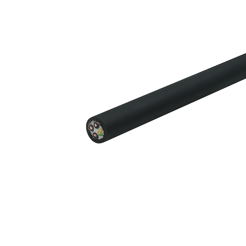 Fleksibelt afskærmet parsnoet trækkædekabel