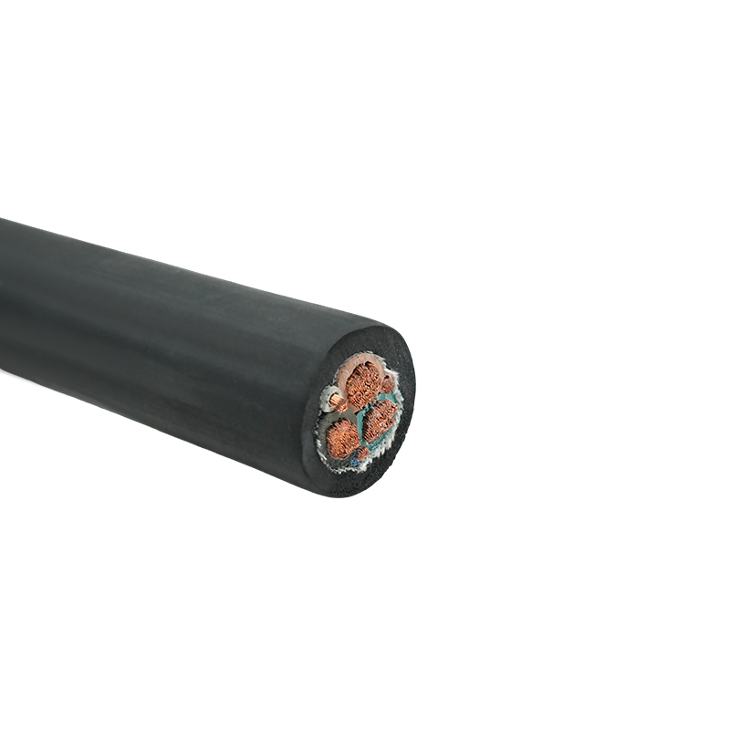 Fleksibelt gummikabel i medium belastning