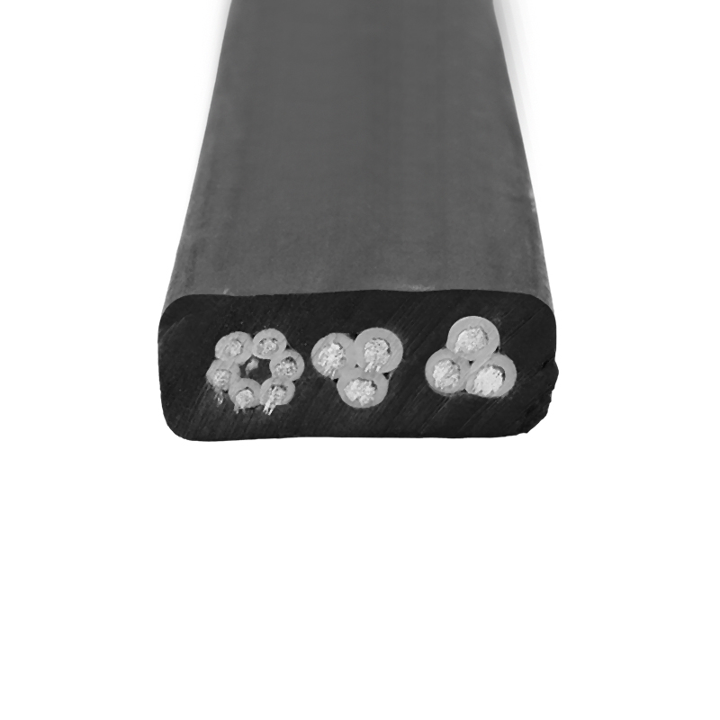 Medium fladt generelt gummikabel